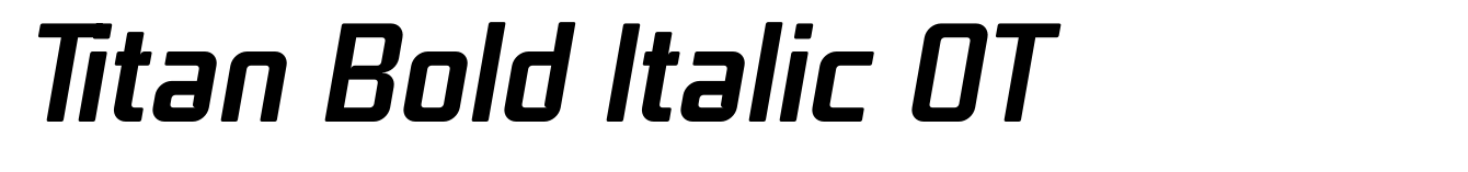 Titan Bold Italic OT